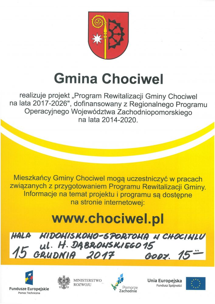 Program Rewitalizacji Gminy Chociwel