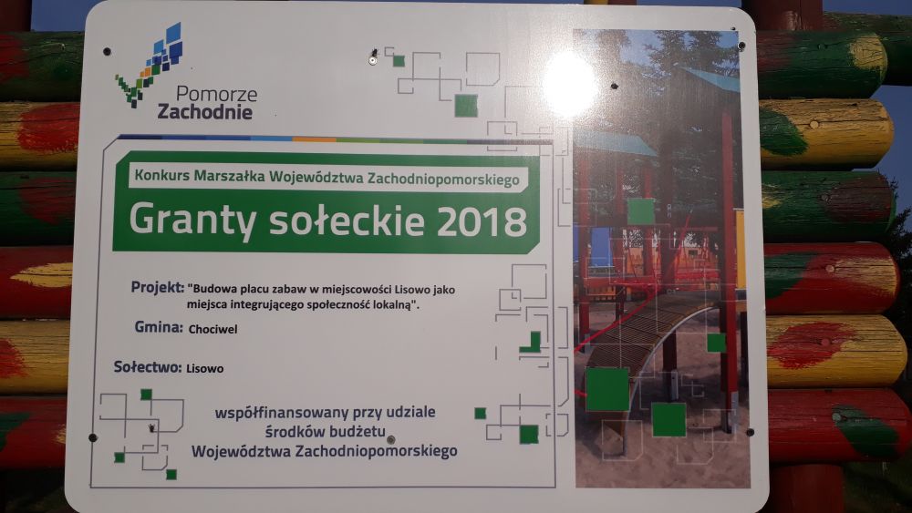 Sołectwo Lisowo zrealizowało "Grant Sołecki - 2018"