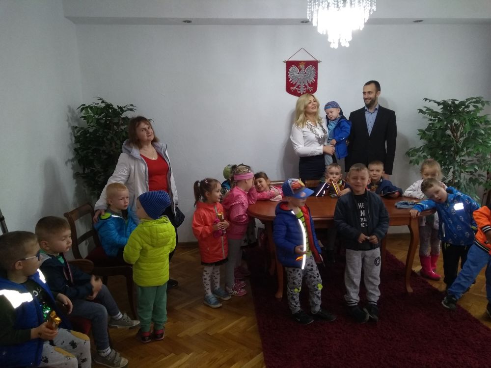 Wizyta przedszkolaków w Urzędzie Miejskim