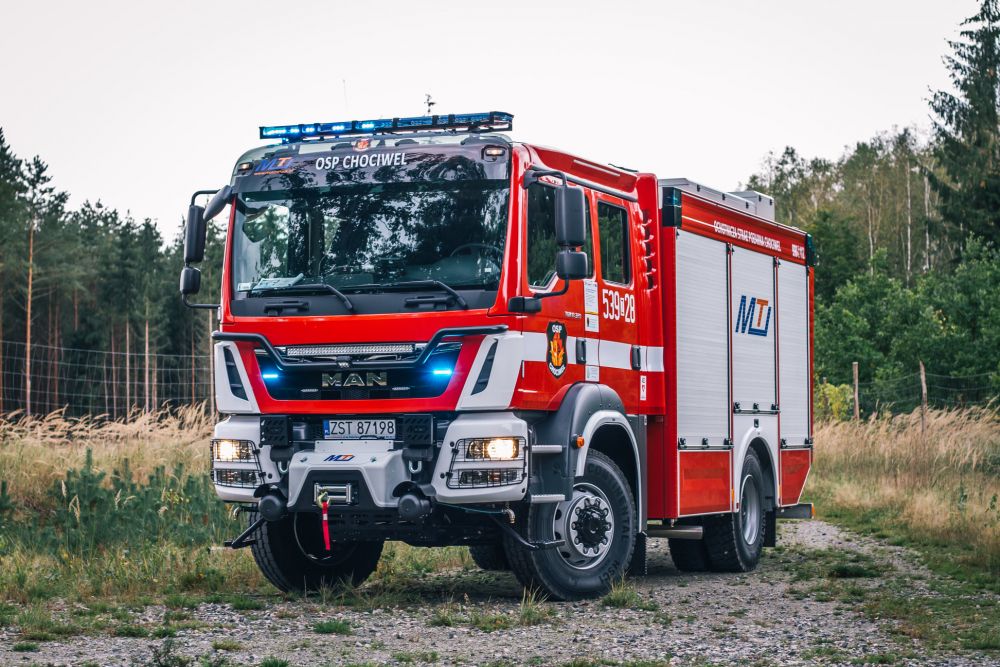 Nowy samochód ratowniczo-gaśniczy w OSP Chociwel