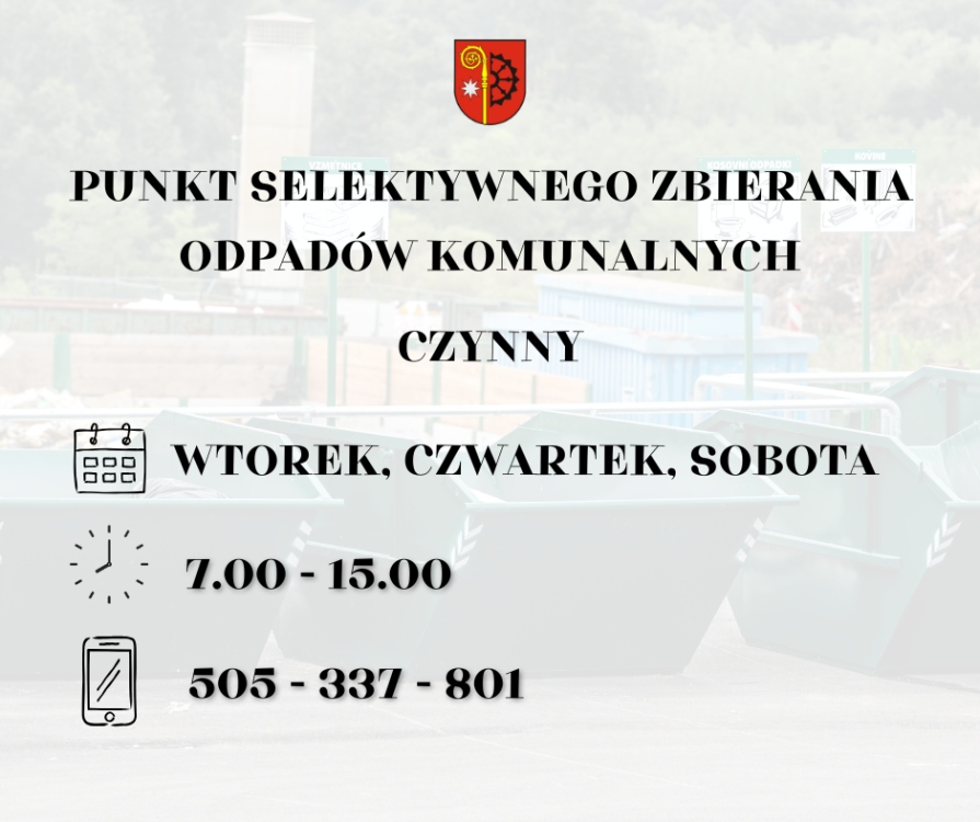 Uwaga! Nowe dni pracy PSZOK