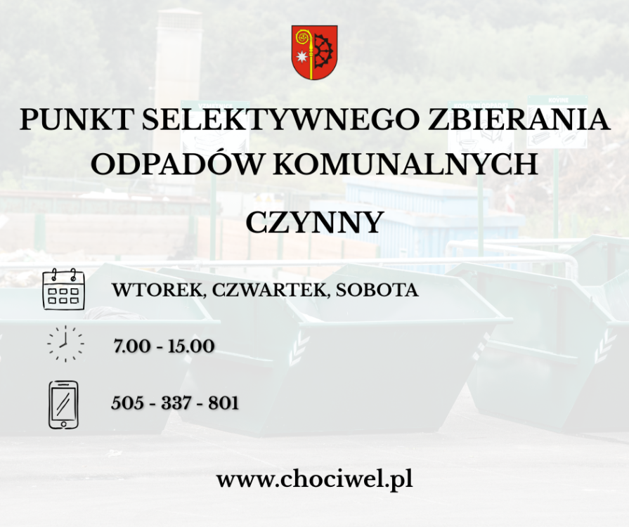 PSZOK - godziny pracy