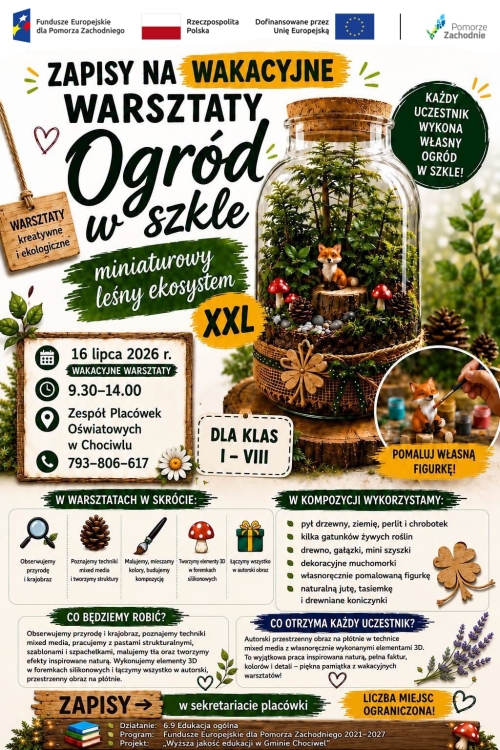 Warsztaty - "Ogród w szkle"