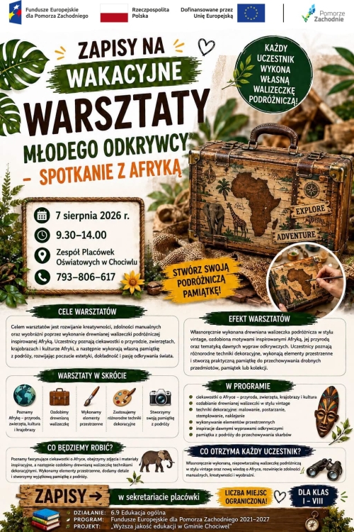 Warsztaty Młodego Odkrywcy