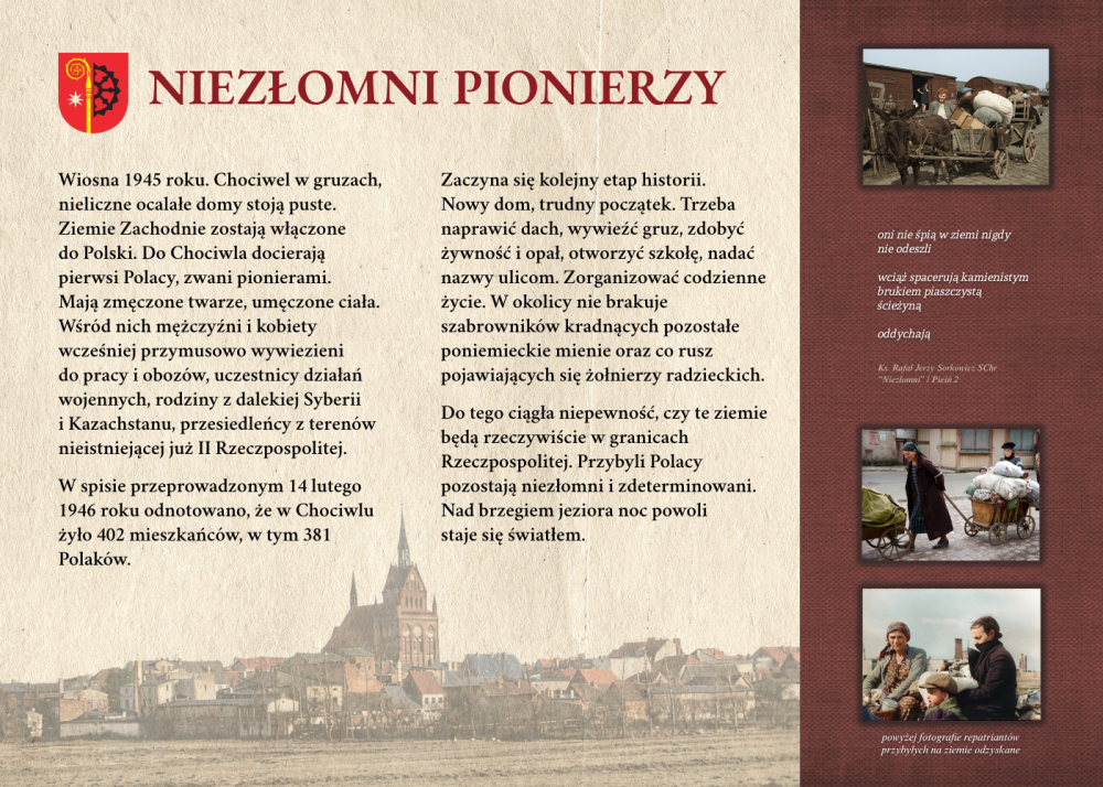 Niezłomni Pionierzy Chociwla (tablica nr 2)