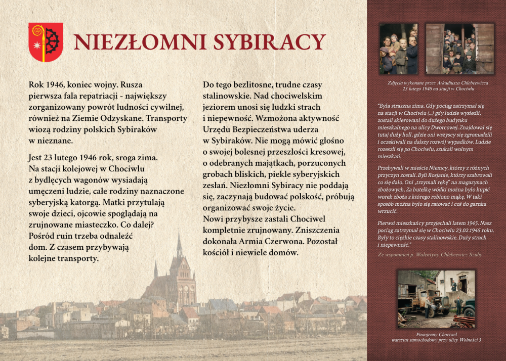 Niezłomni Sybiracy (tablica nr 3)