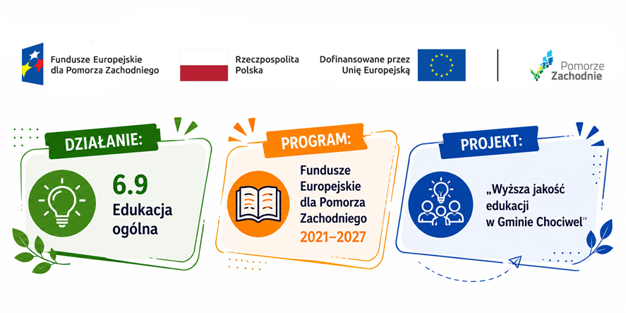 Projekt "Wyższa jakość edukacji w Gminie Chociwel"